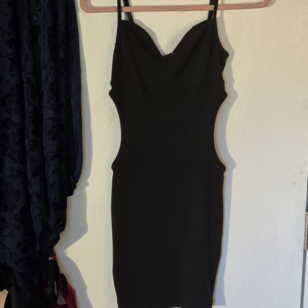 SHEIN Black Mini Dress